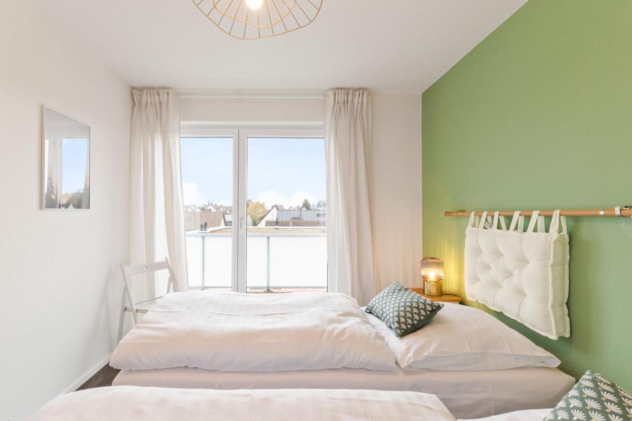 Design-Apartment - Kueche - Dachterrasse - Zentral Leinfelden-Echterdingen Eksteriør bilde
