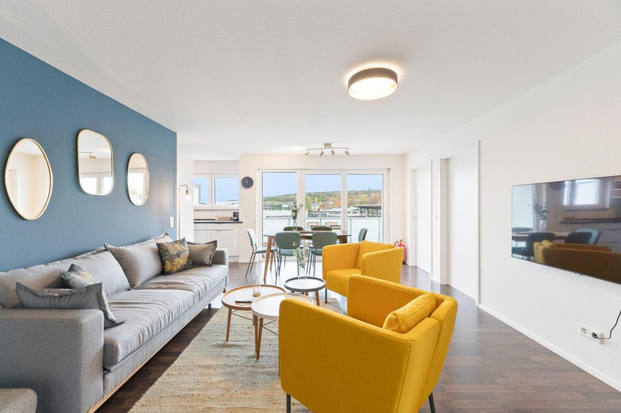 Design-Apartment - Kueche - Dachterrasse - Zentral Leinfelden-Echterdingen Eksteriør bilde