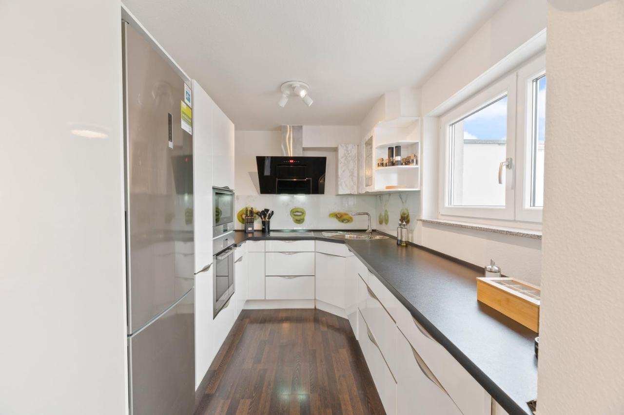 Design-Apartment - Kueche - Dachterrasse - Zentral Leinfelden-Echterdingen Eksteriør bilde