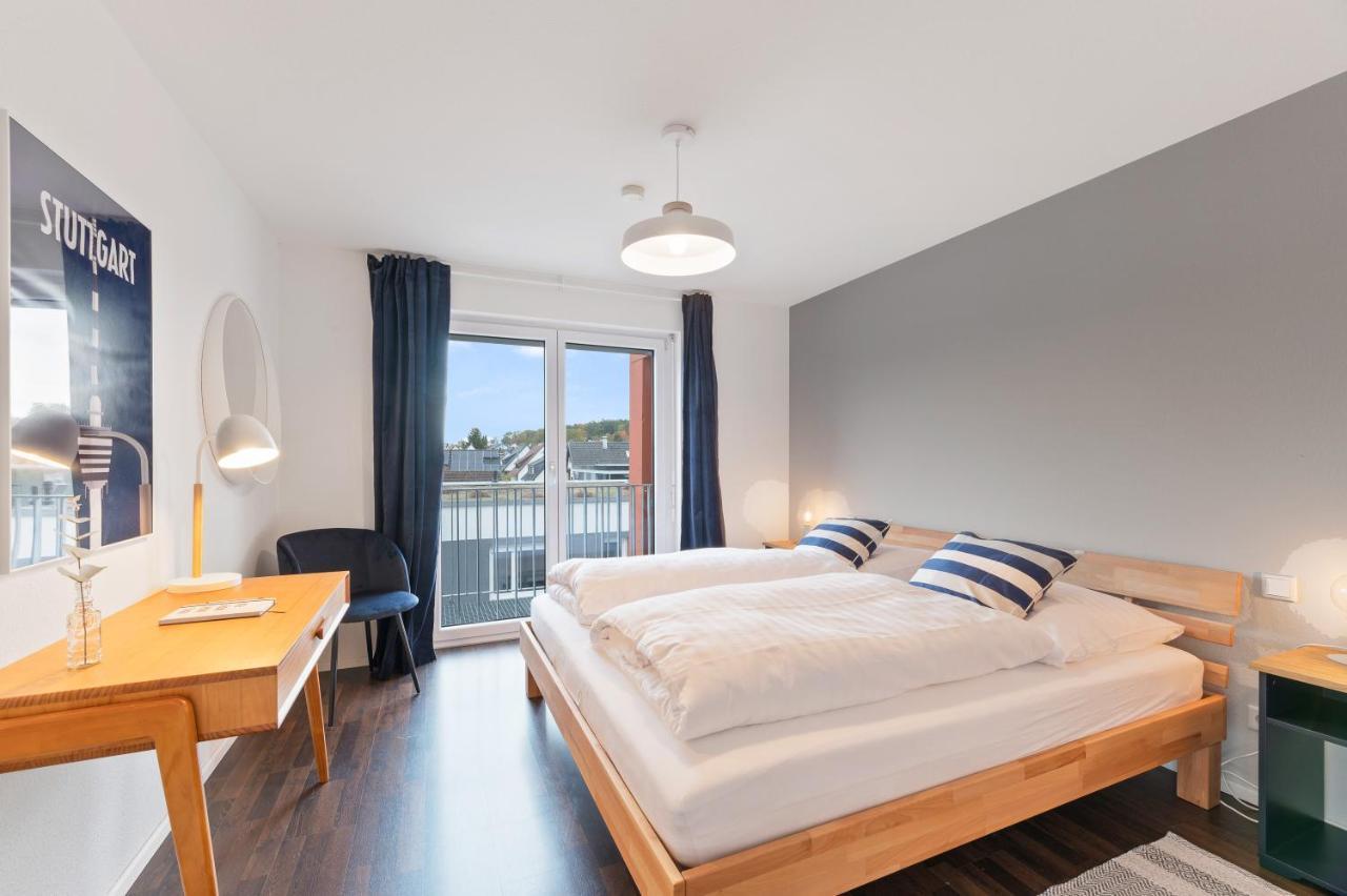 Design-Apartment - Kueche - Dachterrasse - Zentral Leinfelden-Echterdingen Eksteriør bilde