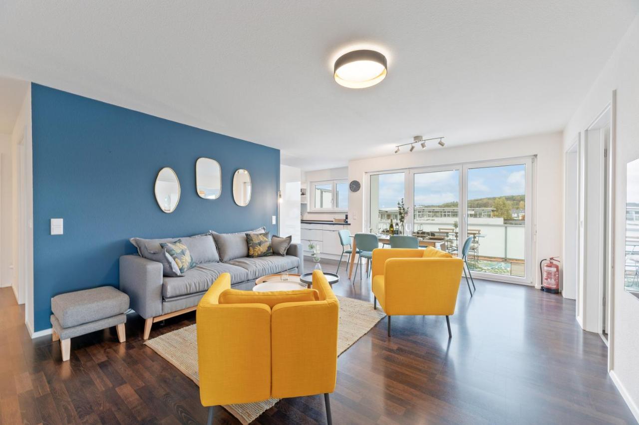Design-Apartment - Kueche - Dachterrasse - Zentral Leinfelden-Echterdingen Eksteriør bilde
