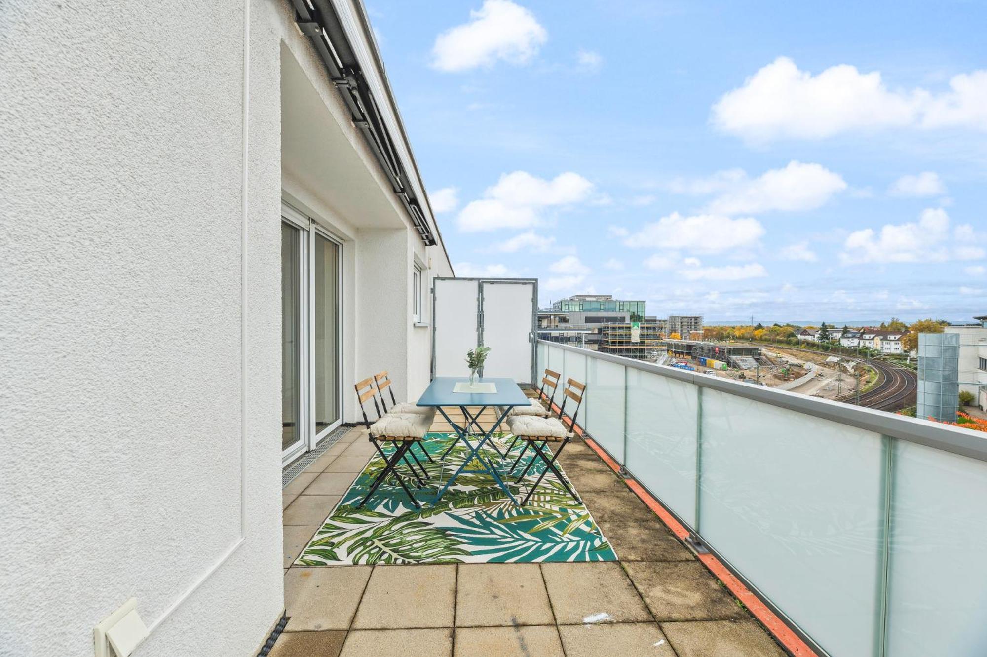 Design-Apartment - Kueche - Dachterrasse - Zentral Leinfelden-Echterdingen Eksteriør bilde